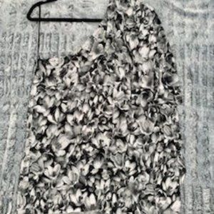 Michael Kors One Shoulder Floral Top Size L